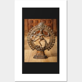 Shiva god statuette Posters and Art